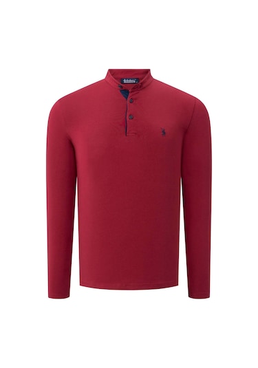 Üçlü Set V4009 Dewberry Erkek Sweatshırt-siyah-beyaz-bordo Siyah-beyaz-bordo