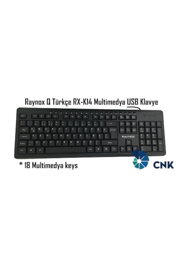 Raynox RX-K14 Usb Kablolu Multimedya Q Klavye