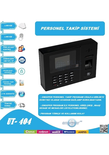 PARMAKİZLİ KARTLI PERSONEL TAKİP SİSTEMİ PDKS PROGRAM DAHİL