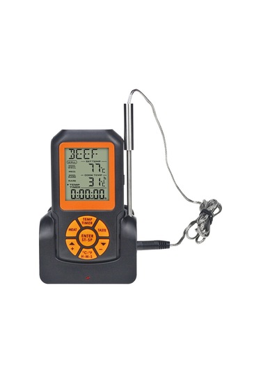 Sones Ts-k35 Dijital Mutfak Yemek Pişirme Barbekü Kablosuz Su Geçirmez Termometre