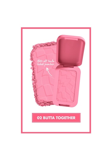 Nyx Professional Makeup Buttermelt Blush Kremsi Pudra Allık 02 Butta Together