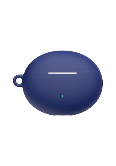 Xiaomi Redmi Tomurcukları 4 Aktif Kulaklık Koruyucu Kılıf Silikon Sevimli Kapak Silikon Saf Renk Kapak Redmi Tomurcukları 4 Aktif Lacivert