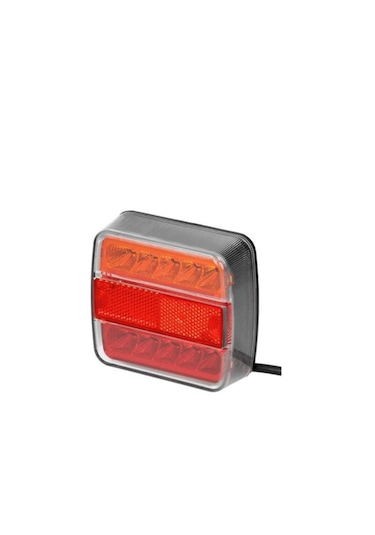 Suga Mıknatıslı Led Römork Stop Lambası Seti 7 Pin Soketli 12v