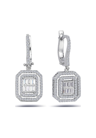 Lova 1,01 Karat Baget Pırlanta Küpe - 3030055