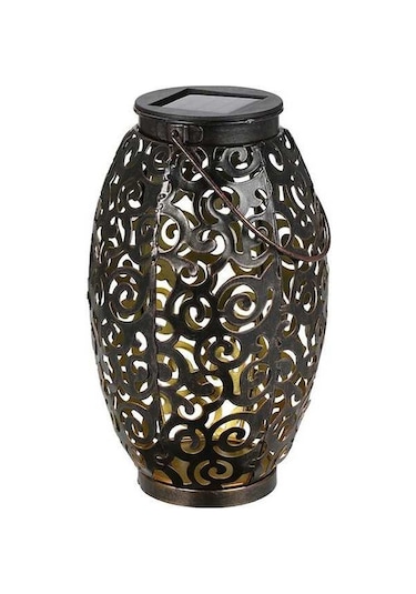 Novahub Ip44 Su Direnci Güneş Enerjisi Led Fener, Veranda Bahçe Avlusu Yolu Asılı Lamba