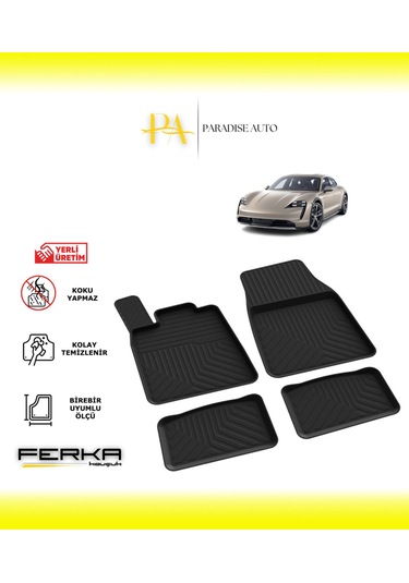 Porsche Taycan 2020 Ve Üstü 4d Havuzlu Paspas