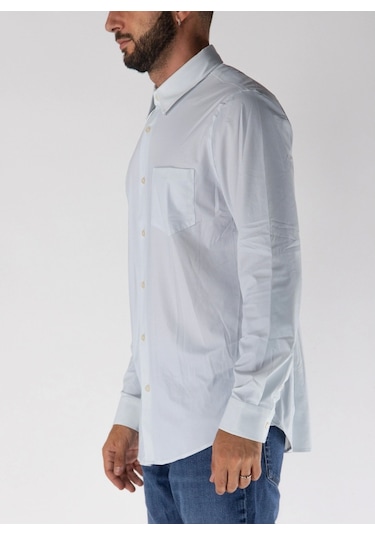 Guess Sunset Erkek Mavi Slim Fit Gömlek M4rh34wfkm0-s7ac Mavi