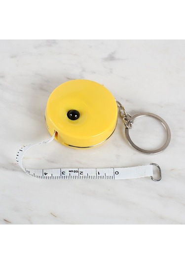 Büro Ev Ofis İçin 1,5mt Ölçer Sarı Şerit Metre Otomatik Mezura Diğer