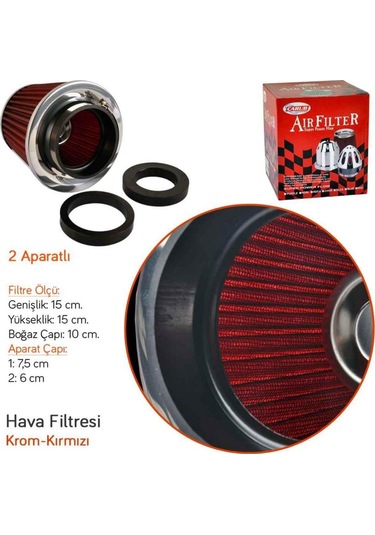 Carmind Performans Hava Filtresi 75Mm