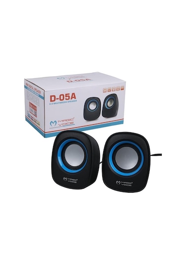 Magicvoice D-05a Mini 5 Watt Aux 2.0 Multimedia 1+1 Usb Speaker - Hoparlör