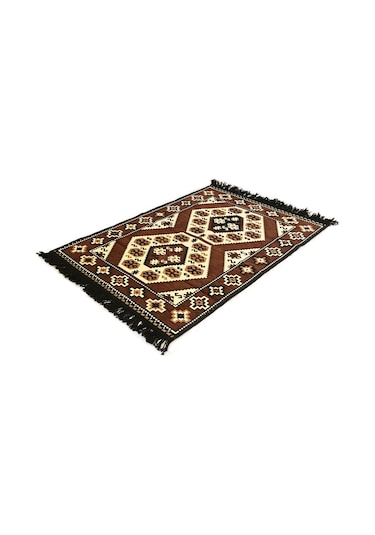 Shark Anadolu Yörük Kilim Kahve Renkli