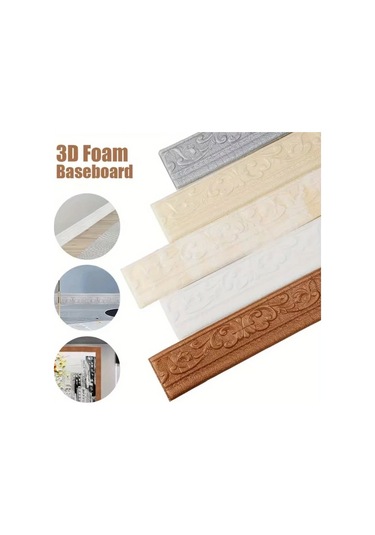 Elmpaly 3d Duvar Dekorasyon Şeridi Kendinden Yapışkanlı 362.2 İnç Xpe Köpük Kabartma Desen