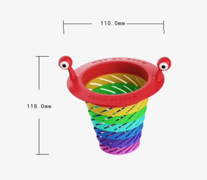 Renkli 6 Kademeli Lavabo Süzgeci 4741 Adaçayı