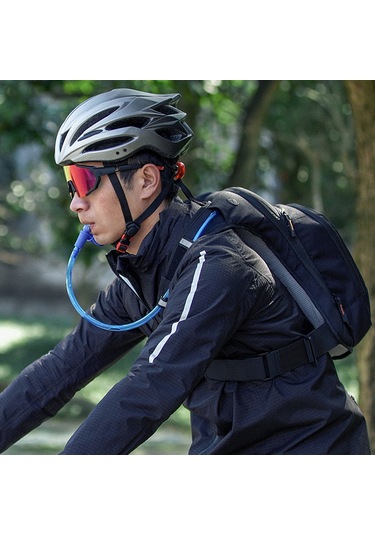 Yunboo Bisiklet Sırt Çantası - 10l Su Deposu, Hafif Ve Dayanıklı Outdoor Spor Çantası Siyah