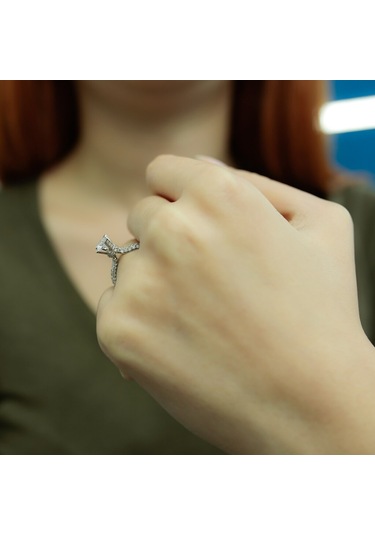 Lova Toplam 1,23 Karat Pırlanta Tektaş Yüzük - 1050167