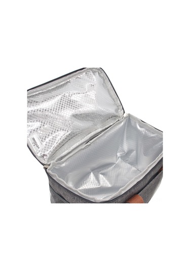 Teltree Büyük Boy Gri İzoleli Soğukluk Çantası - Alüminyum Folyo İç Dolgu İle Saatlerce Isı/sıcaklık Saklama - Aile Piknik Gereçleri İçin Çok Renkli