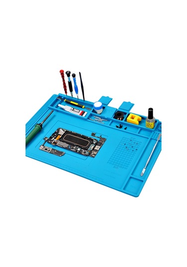 Xurunkeji Mat Silikon Lehimleme İstasyonu Telefon Büyük Tamir Bilgisayar Tezgahı Bakım Anti Mobil Statik Kaynak Dirençli