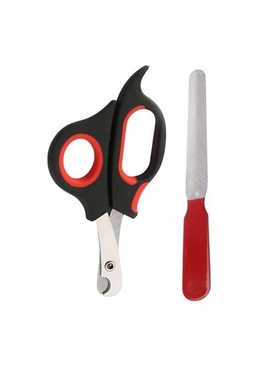 Buffer Evcil Hayvan Tırnak Makası Ve Törpü Seti Manikür Pedikür Pati Bakım Aleti Kaymaz Sap Çok Renkli