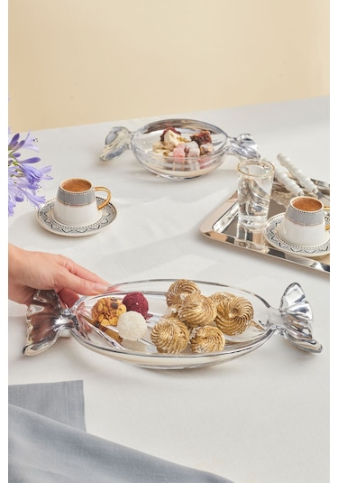 Karaca Candy Dekoratif Tabak 35 x 14,6 x 4,6 cm