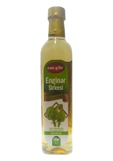 Can Şifa Doğal Fermantasyon Katkısız Enginar Sirkesi Cam 500 ML