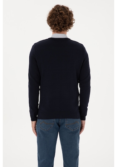 U.s. Polo Assn. Erkek Lacivert Kazak /triko 50313668-vr033 Lacivert