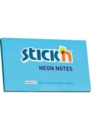 Gıpta Stıckn Not Kağ. Neon Mavi 76X127Mm 100Y