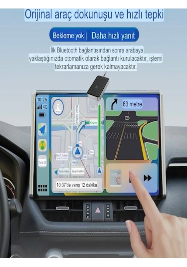 2in1 Usb Type-c Giriş'li Wireless Kablosuz Android Carplay