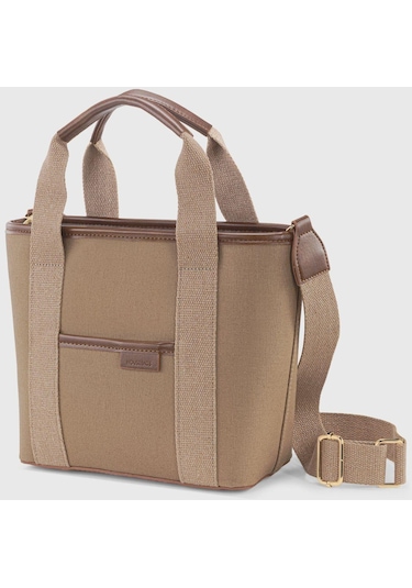 Housebags Kadın Çift Saplı Kanvas Tote Bag 246 001