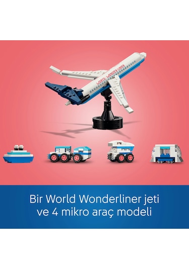 LEGO® Seyahat Anıları 41838 - Seyahat Etmeyi Seven Aileler İçin Dünya Haritası İçeren Yaratıcı Oyuncak Yapım Seti (1231 Parça)