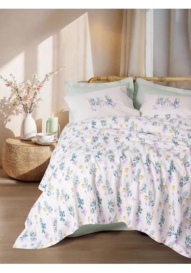Cotton Box Estiva Tek Kişilik Pike Takımı Twıng Mint Mint