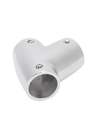 Lemestar 60 Derece Sağ T-kolu 22mm - 316 Paslanmaz Çelik Denizcilik Aksesuarı - Pürüzsüz Parlak, Korozyon Dayanıklı
