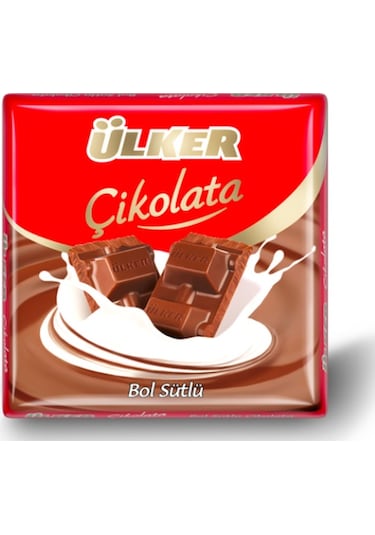 Ülker Bol Sütlü Kare Çikolata 6 x 60 G