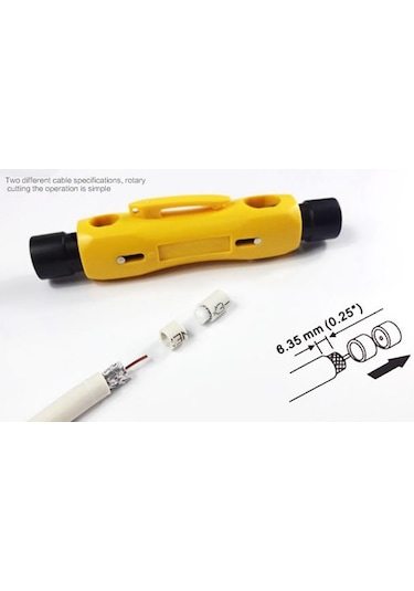 Alfais 5029 Koaksiyel Universal Rg Kablo Soyucu Sıyırıcı