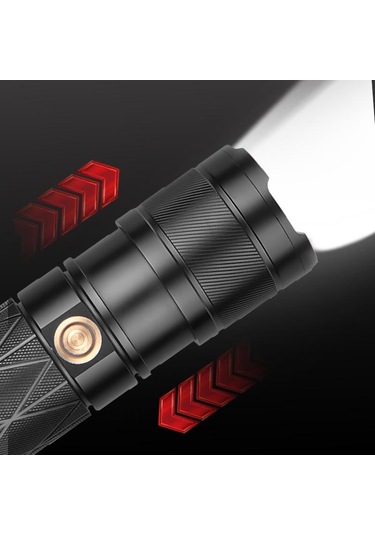 Sones Mini Dış Mekan Uzun Menzilli Güçlü Işık Led El Feneri, Özellikler: Xhp90