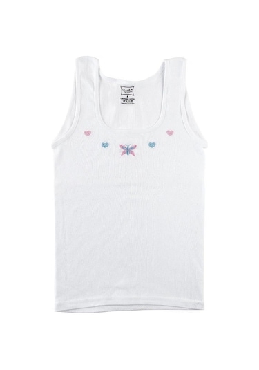 Tutku 0166 Kız Çocuk Geniş Askılı Atlet 3 Adet