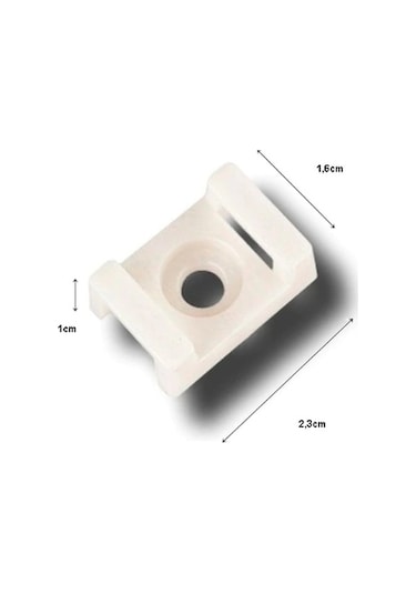 Çetsan Vidalı Kroşe 17X23 Mm. (100 Adet) Cb.01723