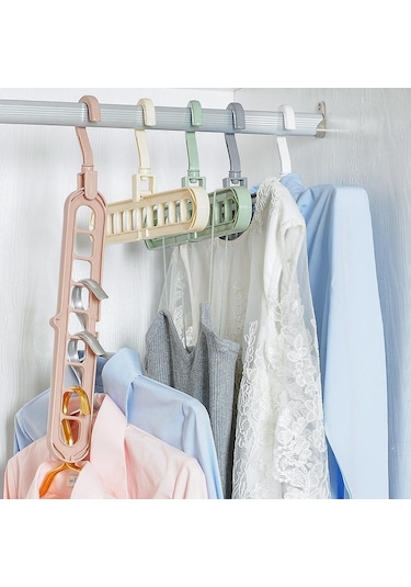 Jms Bej Çok Fonksiyonlu Elbise Askıları Pantolon Depolama Askıları Elbise Kurutma Rafı Eşarp Elbise Askıları Eşarp Ev Depolama Raf Tutucu Bej
