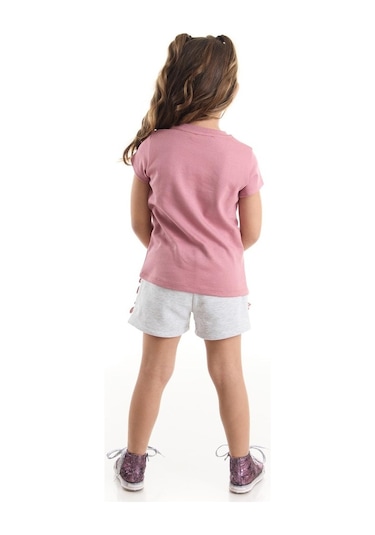 Denokids Tüllü Lily Kız Çocuk Şort Takım Çok Renkli