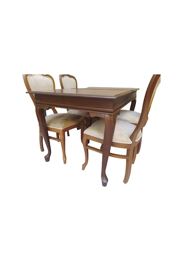 Bengimobilya Masa Klasik Ayak Model Kayın Torna Aslan Lükens Iskelet Sandalye