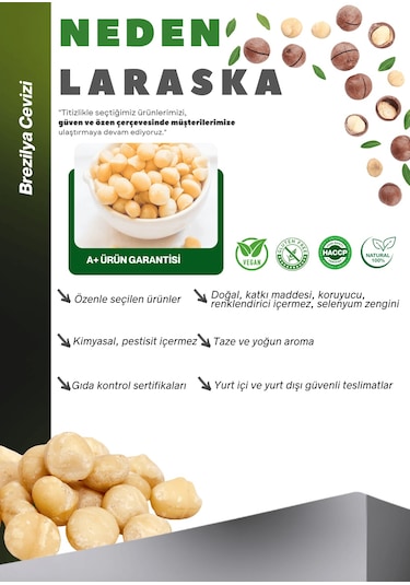 Makedemya Fındığı 100g Macadamia Nuts 100 G