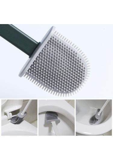 Buffer Duvara Monte Edilebilir Kapaklı Askılı Klozet Fırçası