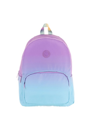 Elatae Su Geçirmez Kumaş Kız Çocuk Çok Gözlü Ortopedik Sırt Okul Çantası K1799 Lila