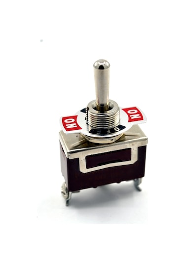 Toggle Switch 1-0-2 Yaylı Metal Anahtar 3 Pin 12v-220v 15a