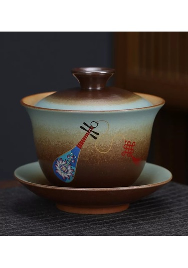 Peace Tea Çay Demliği Gaiwan 231843132 Turkuaz