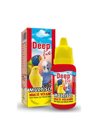 Deep Fix Multisol Kuş Multi Vitamini 30 ML