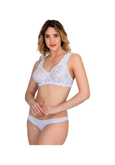 Emay Dantelli Toparlayıcı Sütyen Balenli Boş Kap 178