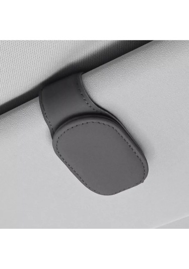 Niandahoome Araç İçin Güneşlik Kıskağı Mengeneli Gözlük Askısı 176042721 Gri