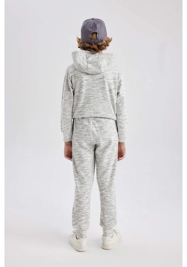 DeFacto Erkek Çocuk Beli Bağcıklı Lastikli Paça Cepli Jogger Eşofman Altı B8915A823CWGR449