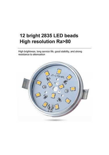 Fortunelane Alüminyum Gömülü Dolap Lambası 12 Smd2835 Işık Demeti 6000k Açık Işık 3w 120 Açı 55-60mm Delikli Montaj Dolap/showcas Gümüş