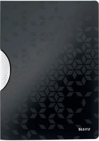 SIKIŞTIRMALI DOSYA LEITZ WOW ACTIVE COLORCLIP METALİK SİYAH (41850095)